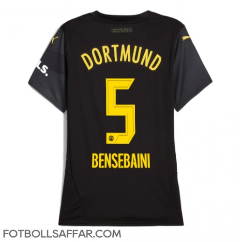 Borussia Dortmund Ramy Bensebaini #5 Bortatröja Dam 2024-25 Kortärmad